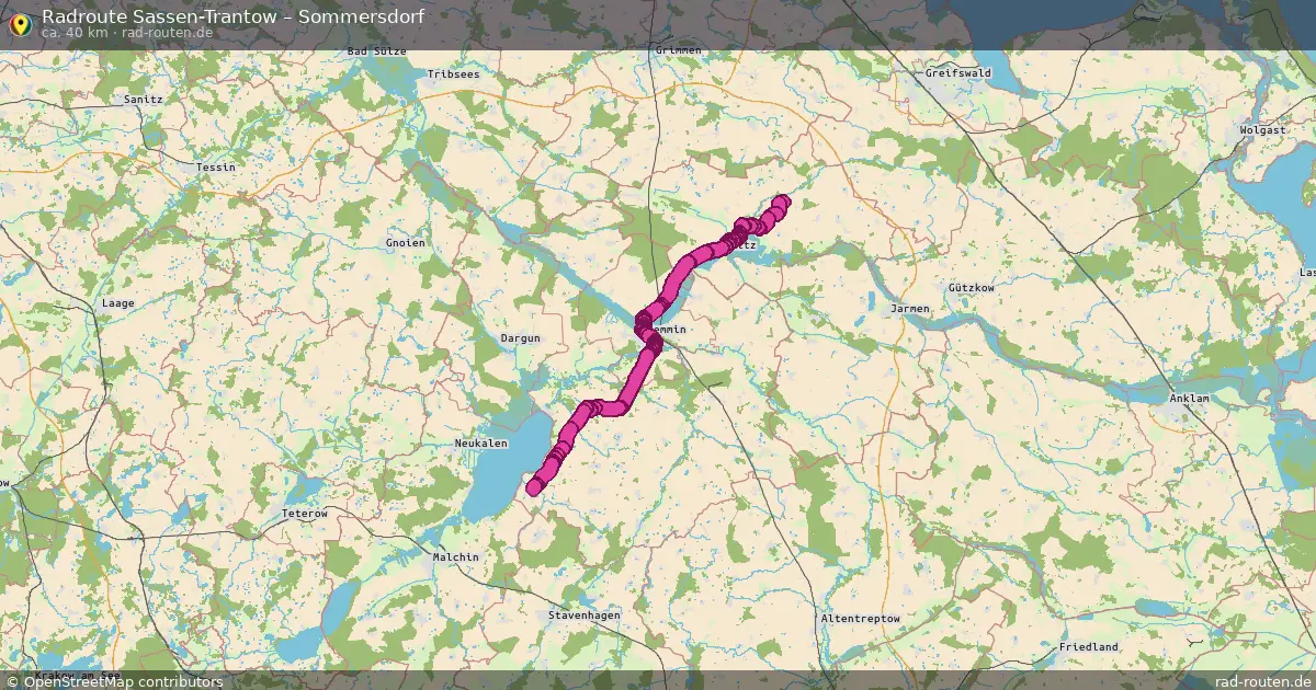 Radtour Sassen-Trantow – Sommersdorf