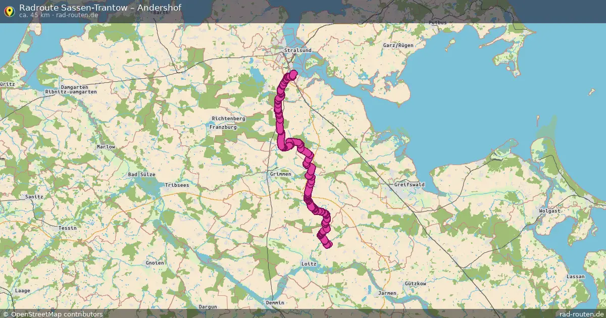 Radtour Sassen-Trantow – Andershof