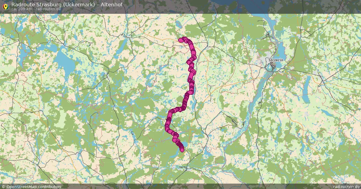 Radtour Strasburg (Uckermark) – Altenhof
