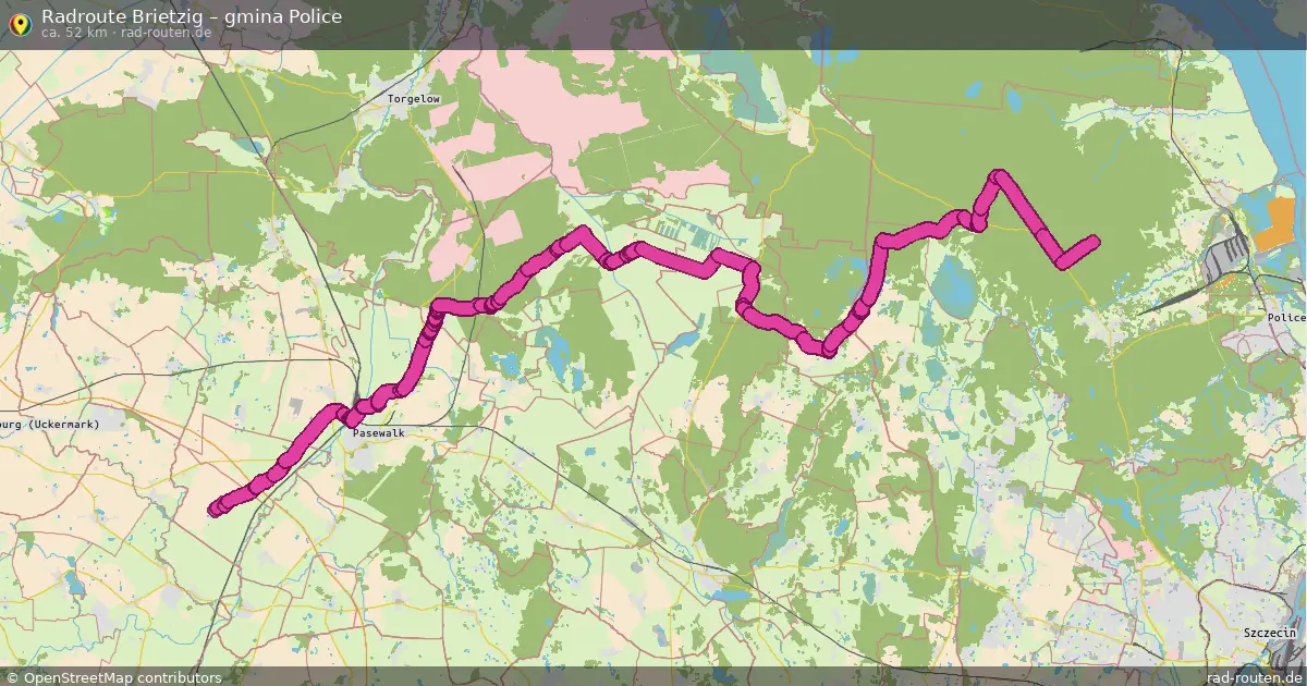 Radtour Brietzig – Gmina Police