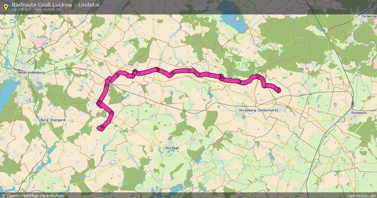 Radtour Groß Luckow – Lindetal