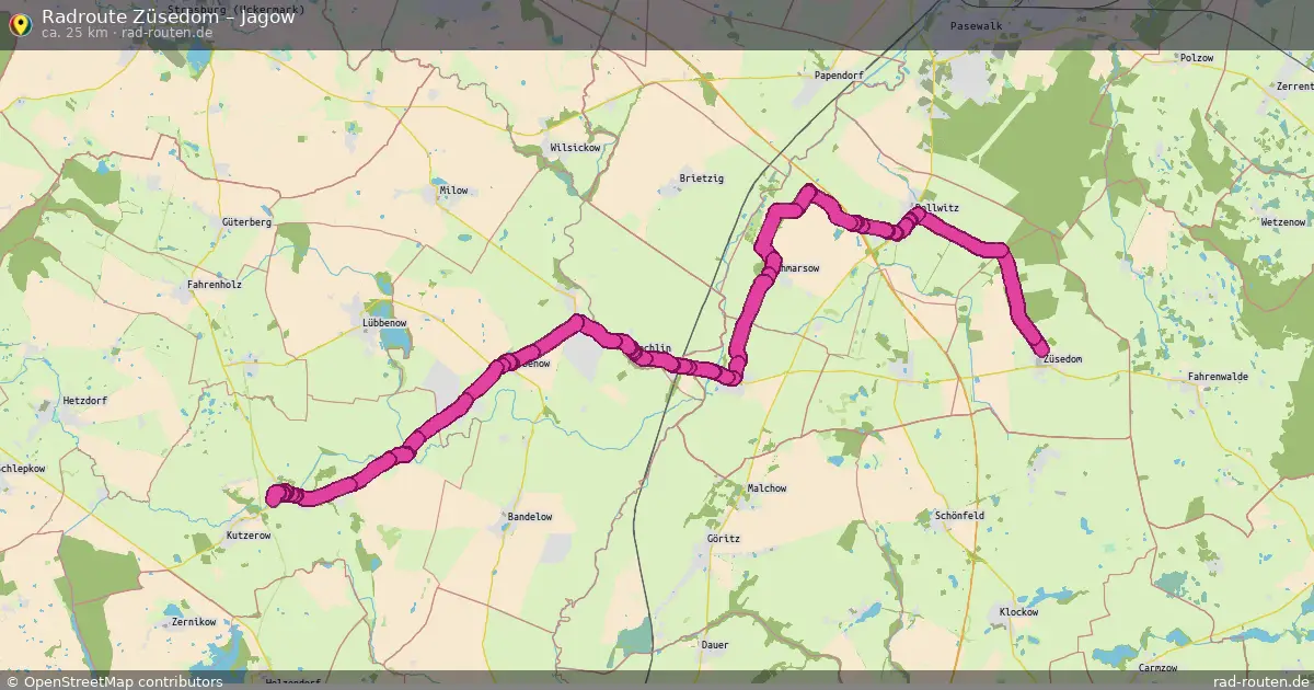 Radtour Züsedom – Jagow