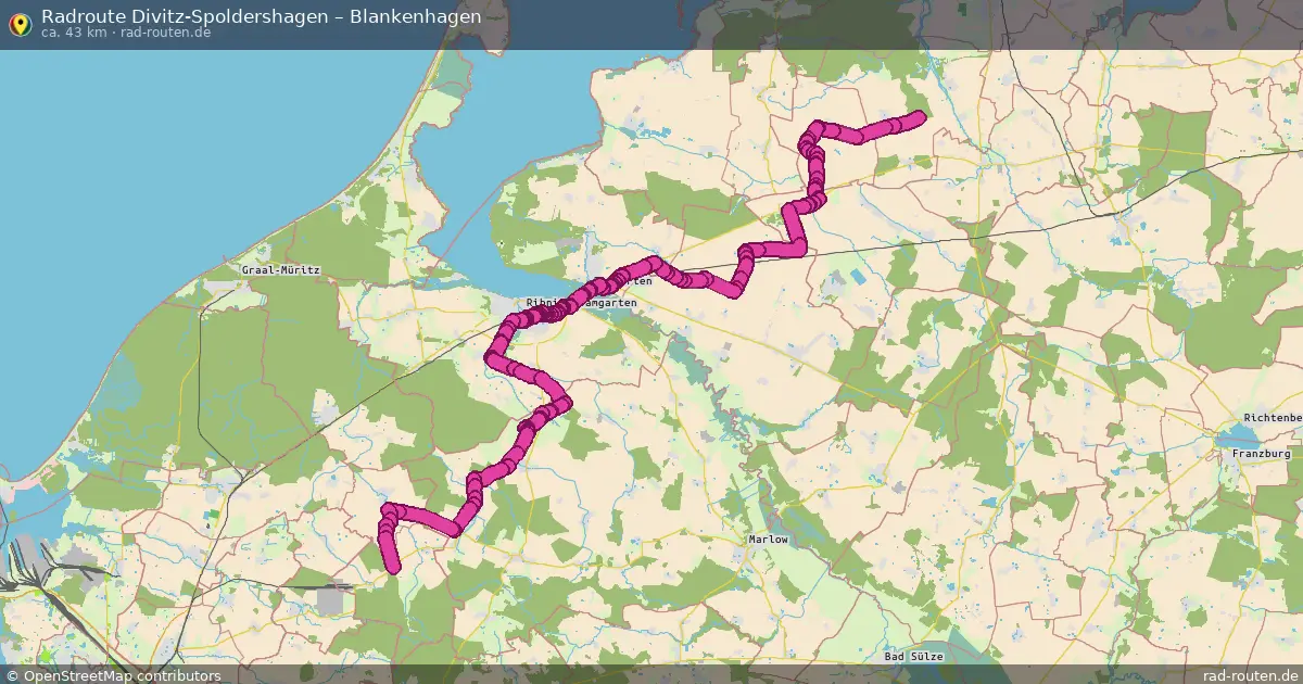 Radtour Divitz-Spoldershagen – Blankenhagen