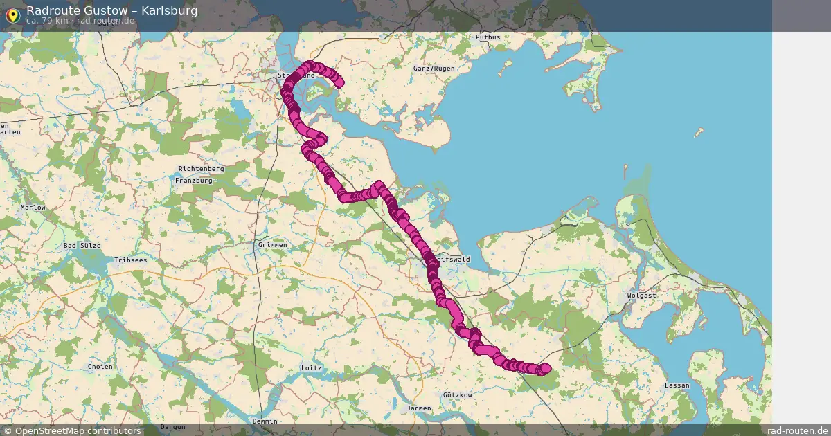 Radtour Gustow – Karlsburg