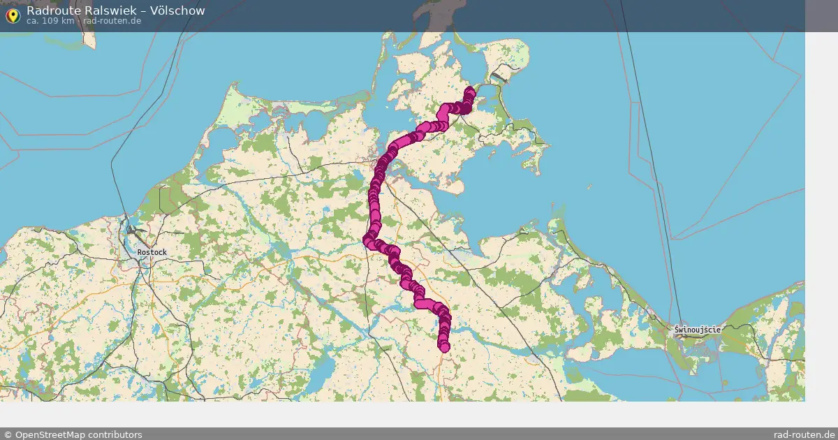 Radtour Ralswiek – Völschow