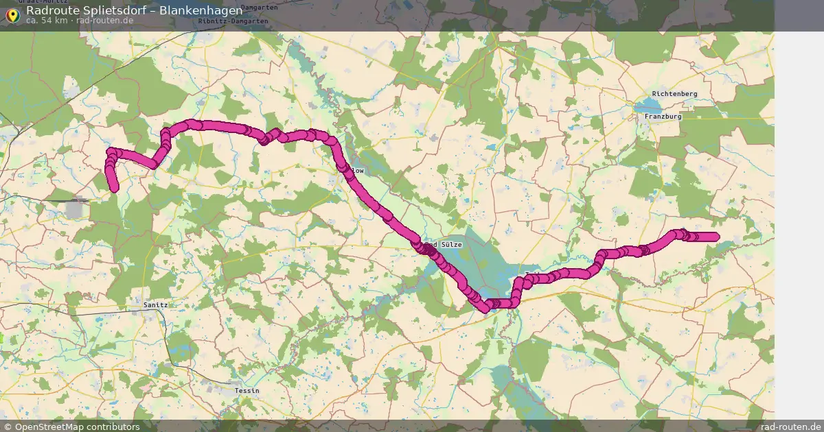 Radtour Splietsdorf – Blankenhagen