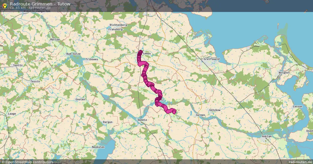 Radtour Grimmen – Tutow
