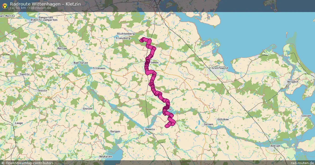 Radtour Wittenhagen – Kletzin