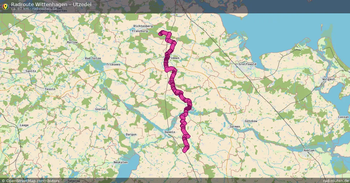 Radtour Wittenhagen – Utzedel