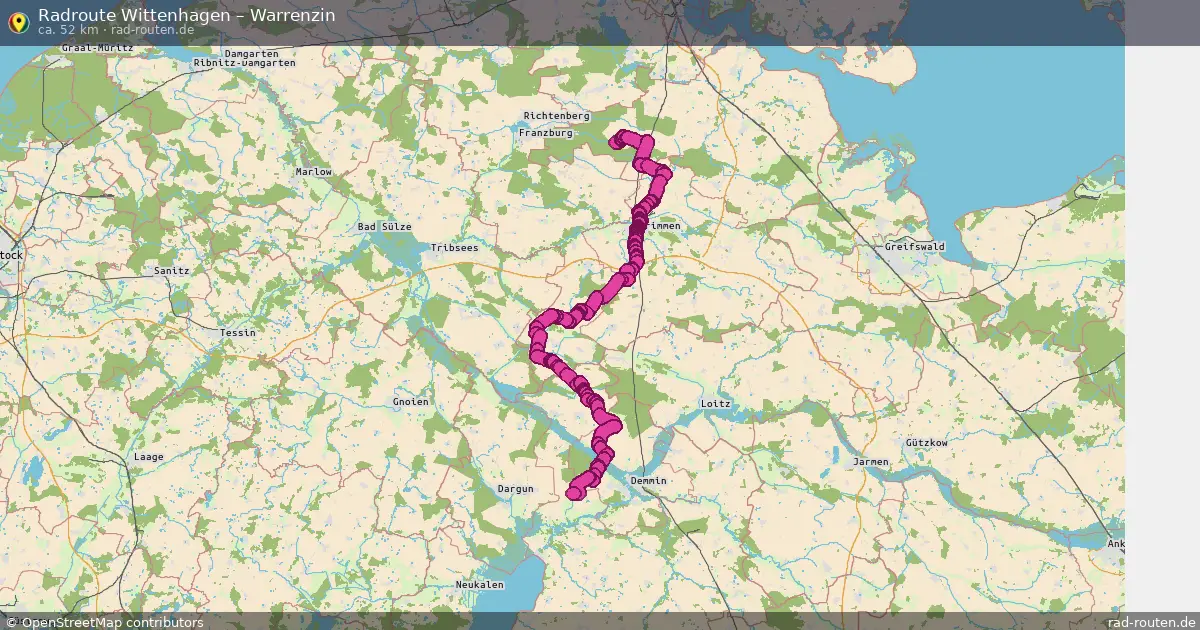 Radtour Wittenhagen – Warrenzin