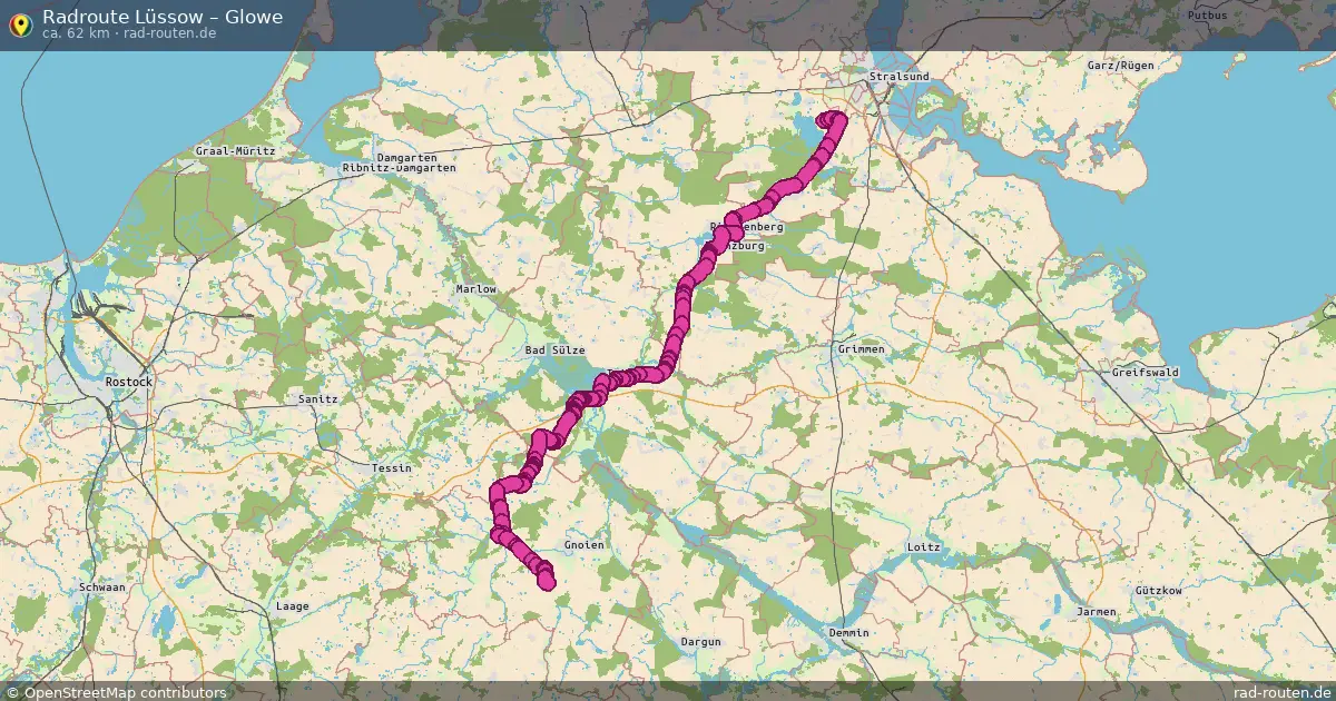 Radtour Lüssow – Glowe