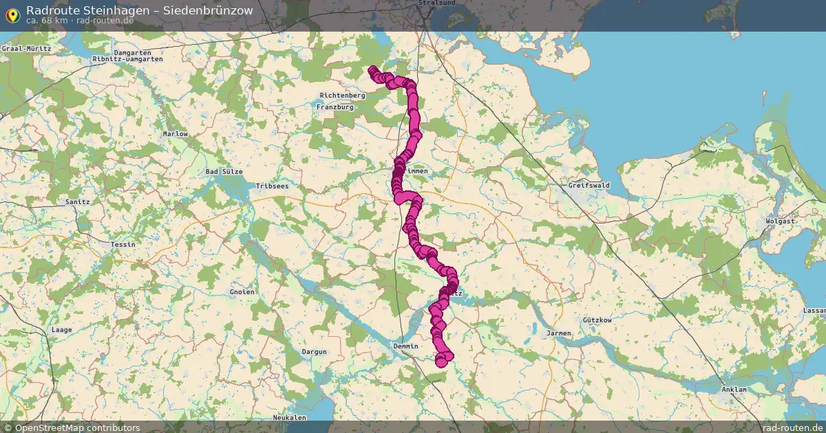 Radtour Steinhagen – Siedenbrünzow