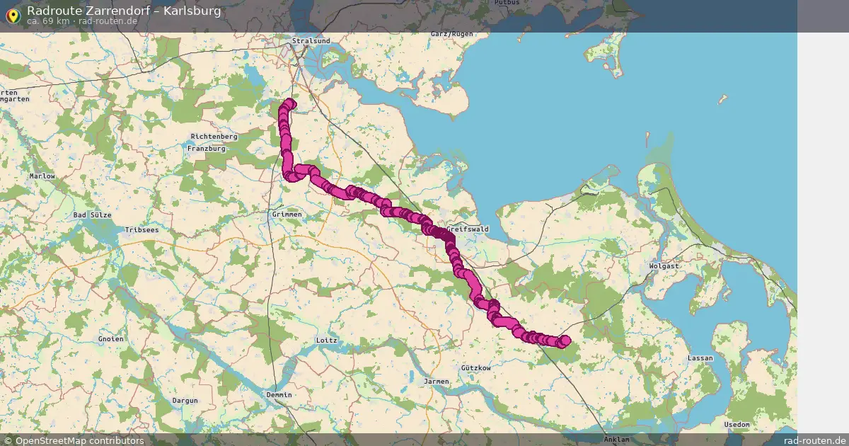 Radtour Zarrendorf – Karlsburg