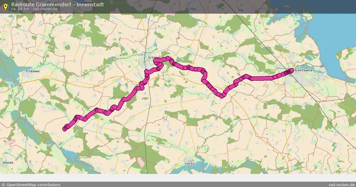 Radtour Grammendorf – Innenstadt
