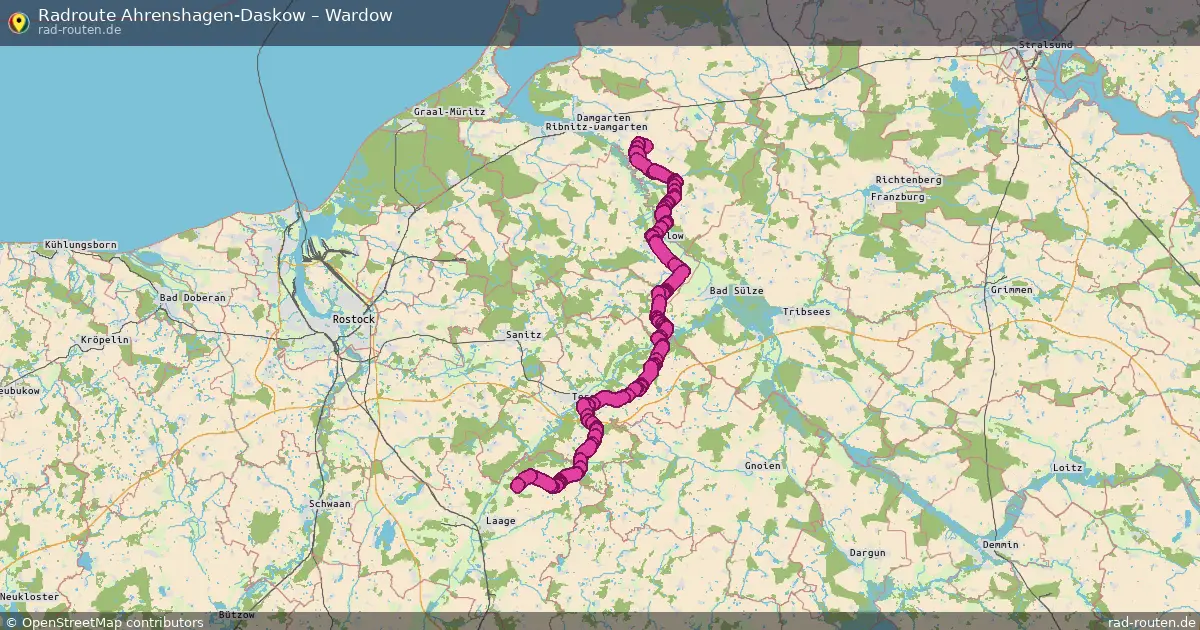Radtour Ahrenshagen-Daskow – Wardow