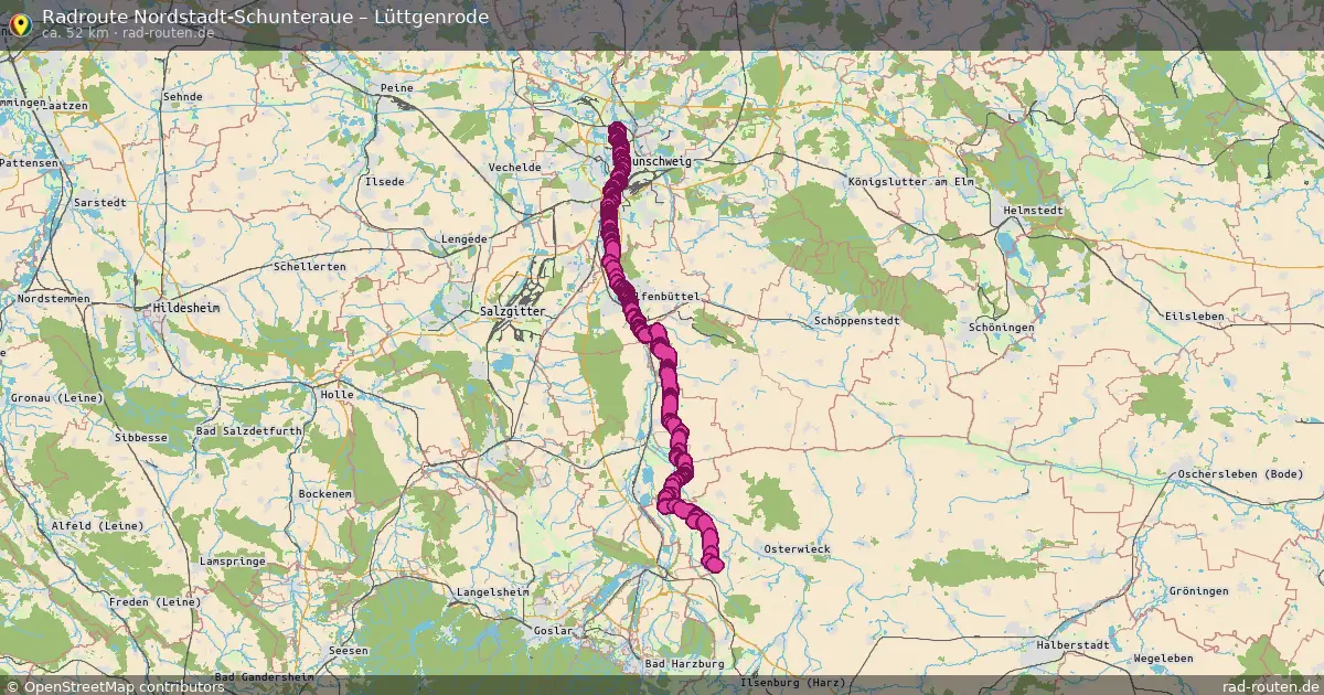 Radtour Nordstadt-Schunteraue – Lüttgenrode