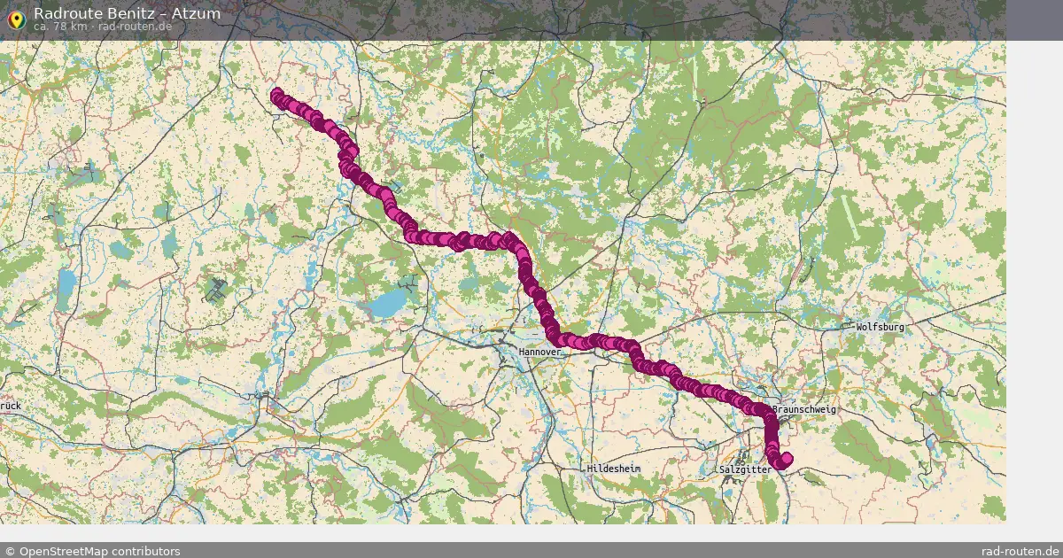 Radtour Benitz – Atzum
