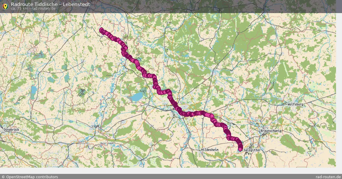 Radtour Ehra-Lessien – Lebenstedt