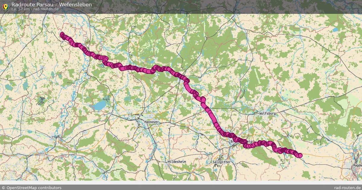 Radtour Parsau – Wefensleben