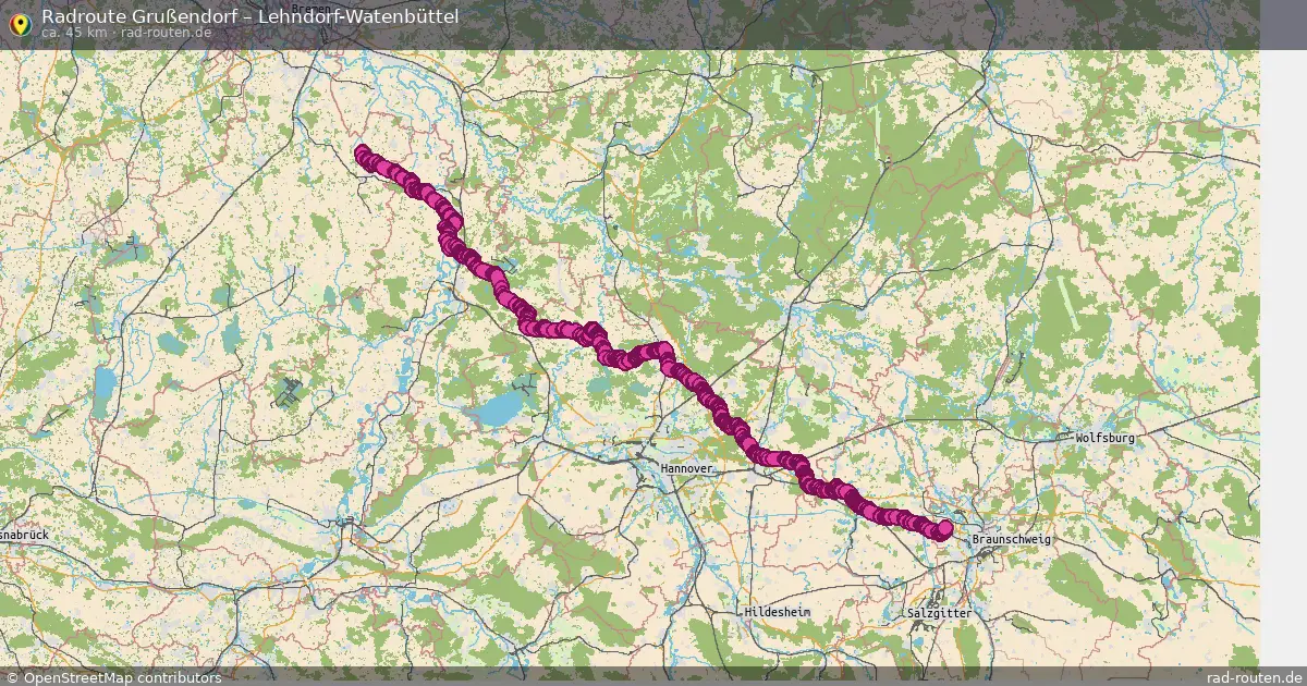 Radtour Obernholz – Lehndorf-Watenbüttel