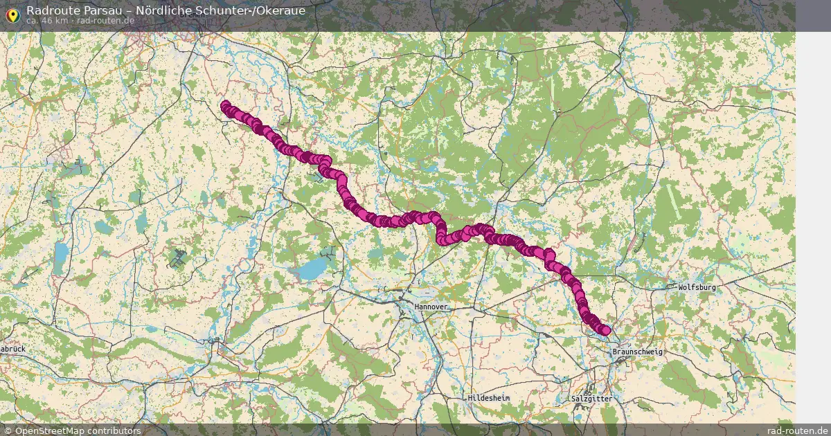 Radtour Calberlah – Nördliche Schunter- Okeraue