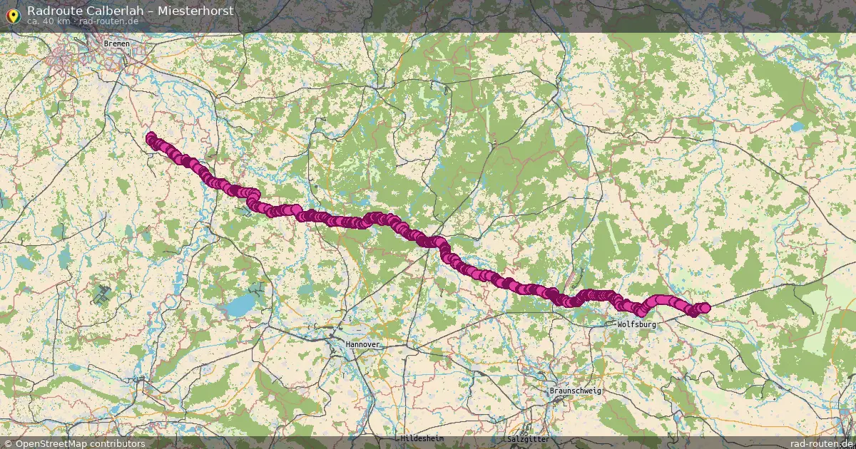 Radtour Calberlah – Miesterhorst