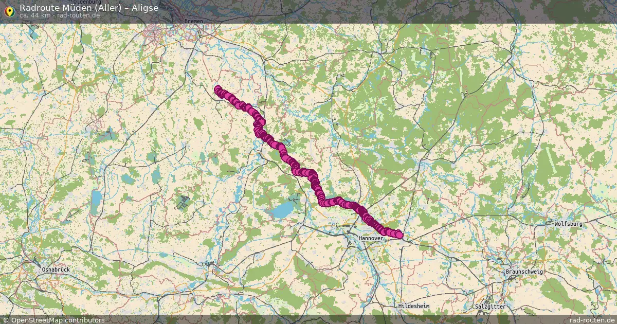 Radtour Müden (Aller) – Aligse
