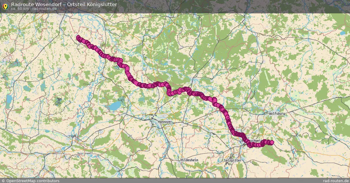 Radtour Meinersen – Ortsteil Königslutter