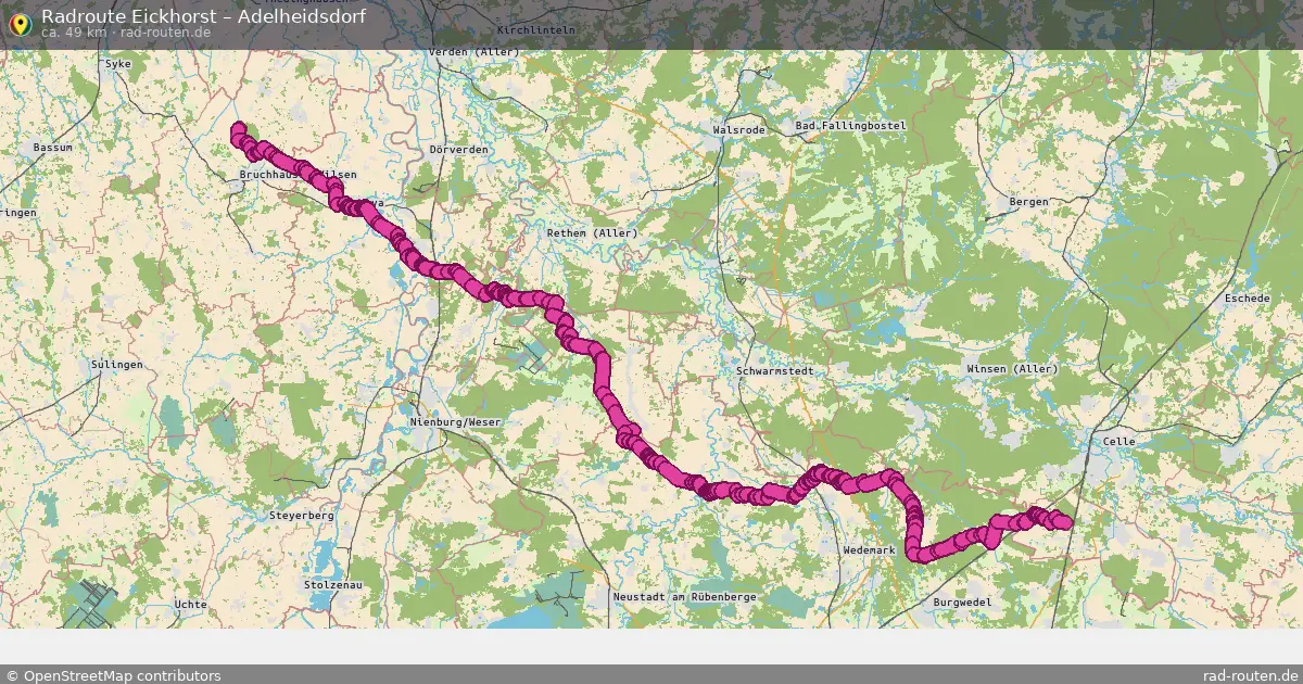 Radtour Eickhorst – Adelheidsdorf