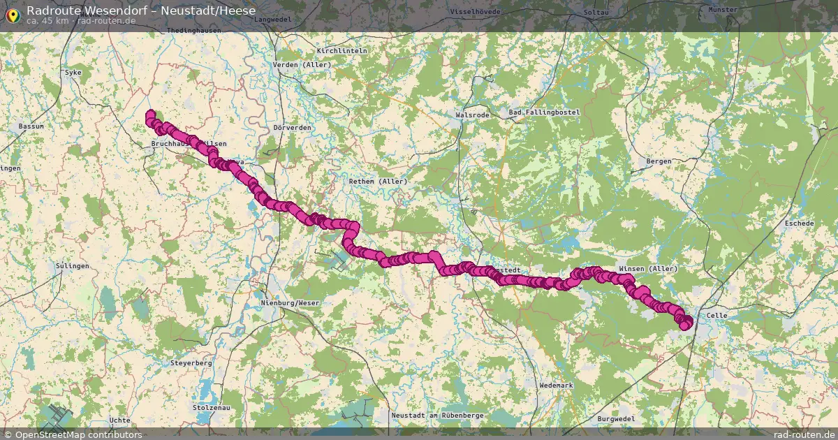 Radtour Wesendorf – Neustadt Heese