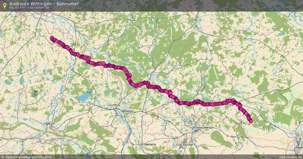 Radtour Wittingen – Behnsdorf