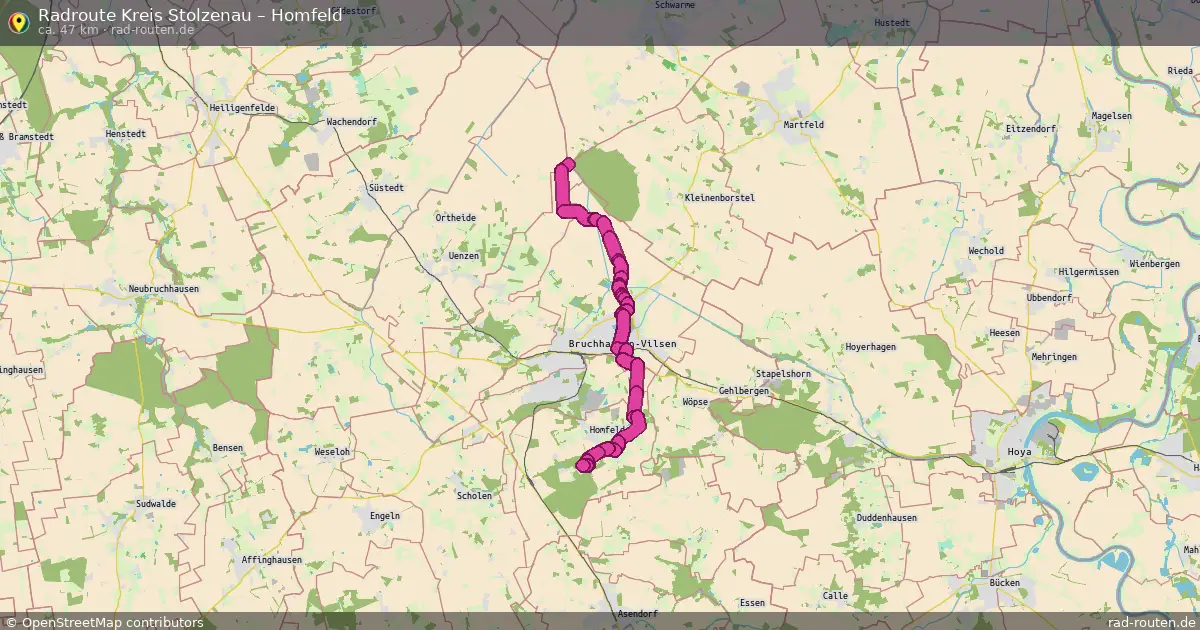 Radtour Kreis Stolzenau – Homfeld