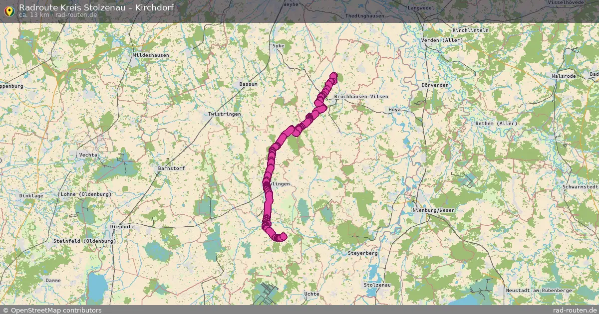 Radtour Kreis Stolzenau – Kirchdorf