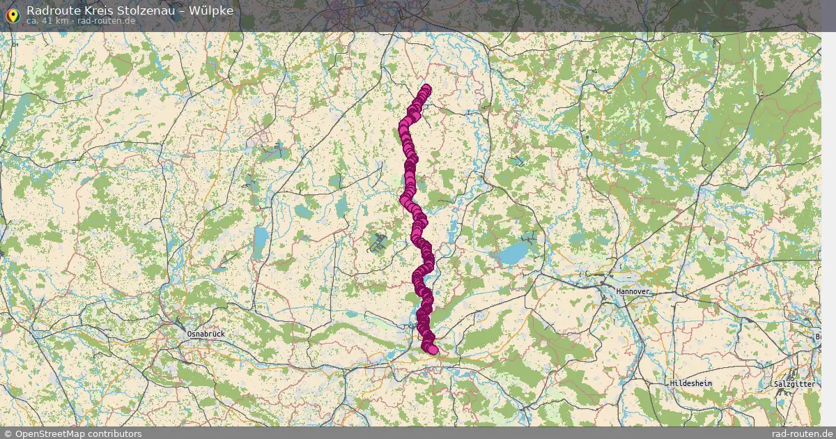 Fahrradroute Kreis Stolzenau – Wülpke