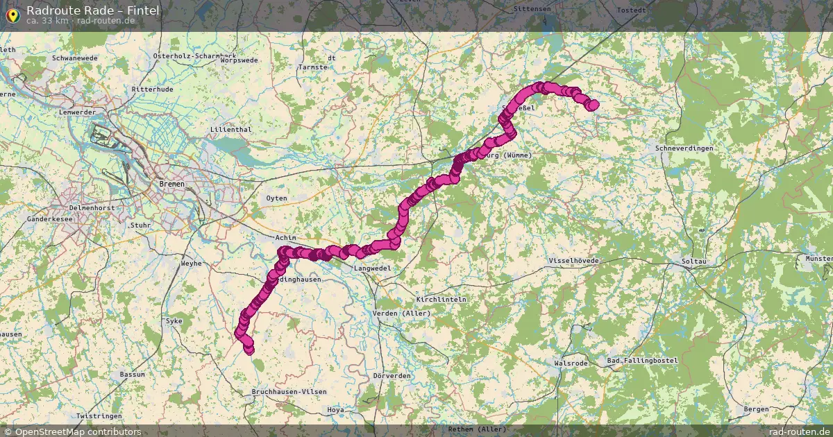 Radtour Rosengarten – Fintel