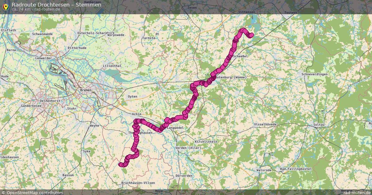 Fahrradroute Egestorf – Stemmen (39 km) – Rad-Routen.de