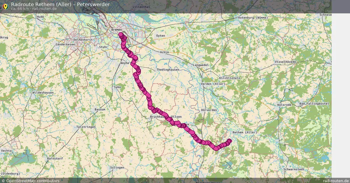 Radtour Rethem (Aller) – Peterswerder