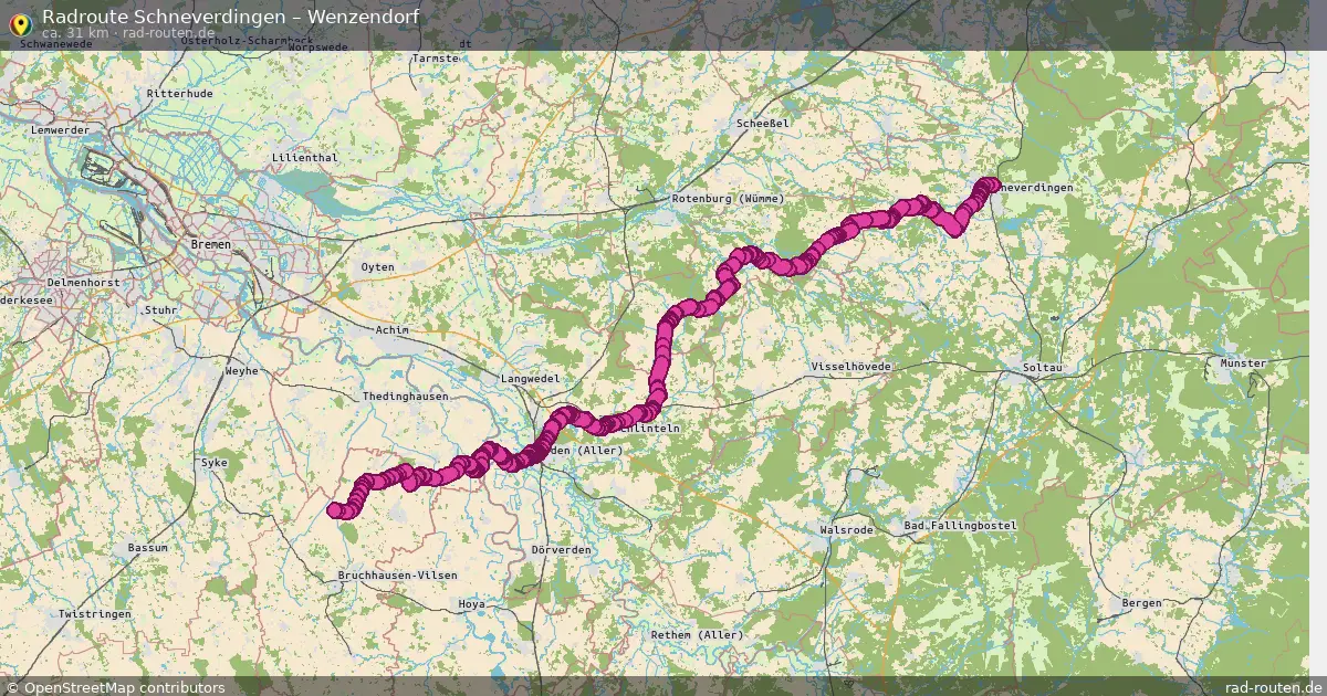 Radtour Schneverdingen – Guderhandviertel