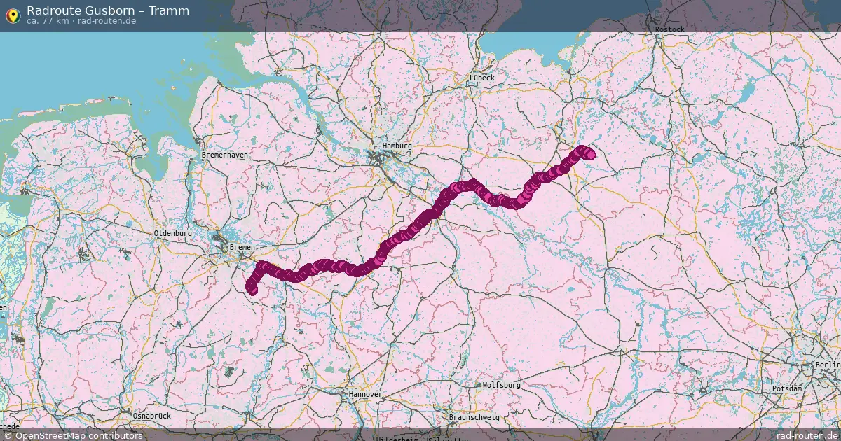 Radtour Gusborn – Tramm