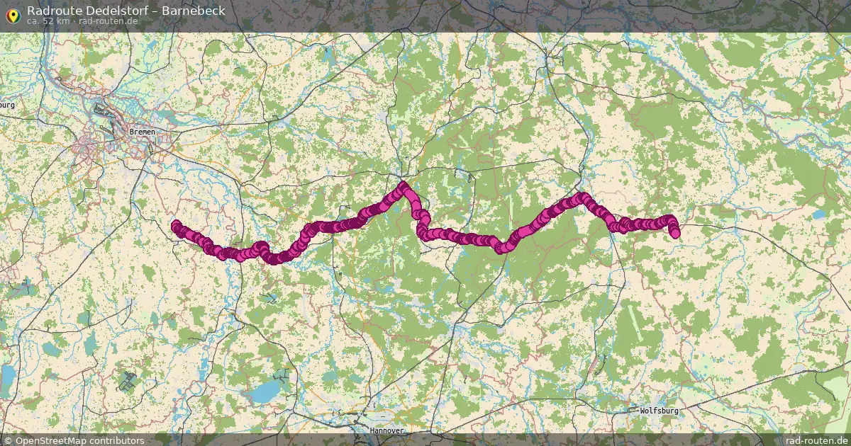 Fahrradroute Jameln – Barnebeck