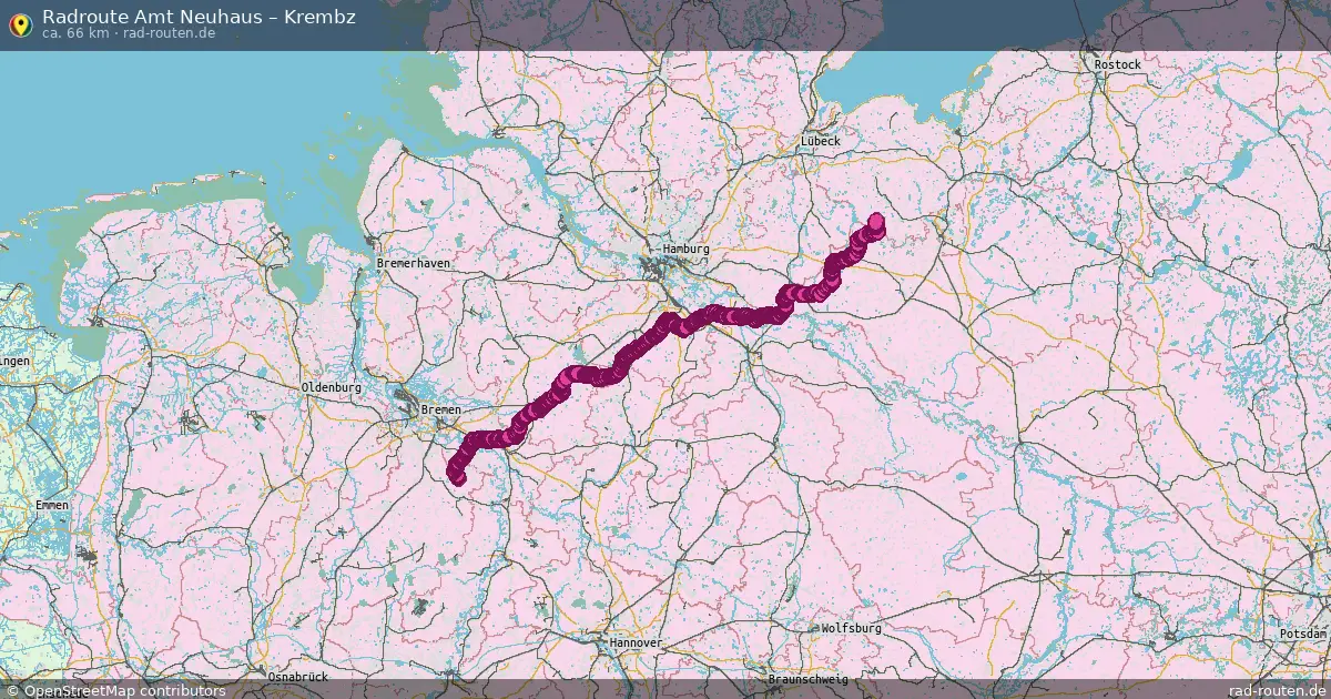 Radtour Zernien – Krembz