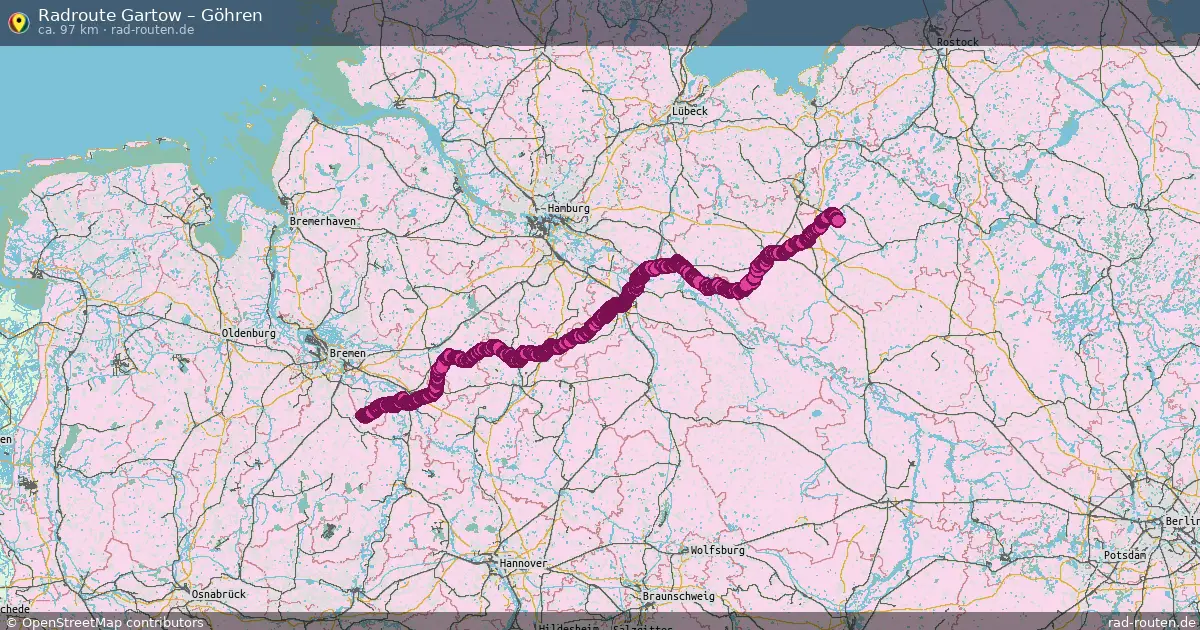 Radtour Gartow – Göhren