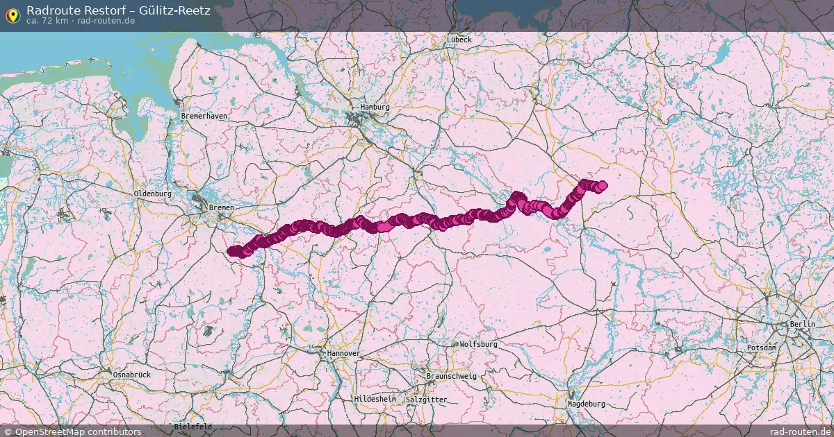 Radtour Restorf – Gülitz-Reetz