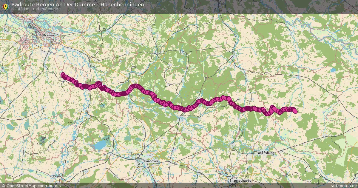 Radtour Bergen An Der Dumme – Hohenhenningen
