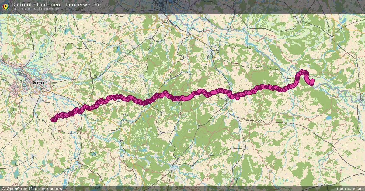 Radtour Clenze – Lenzerwische