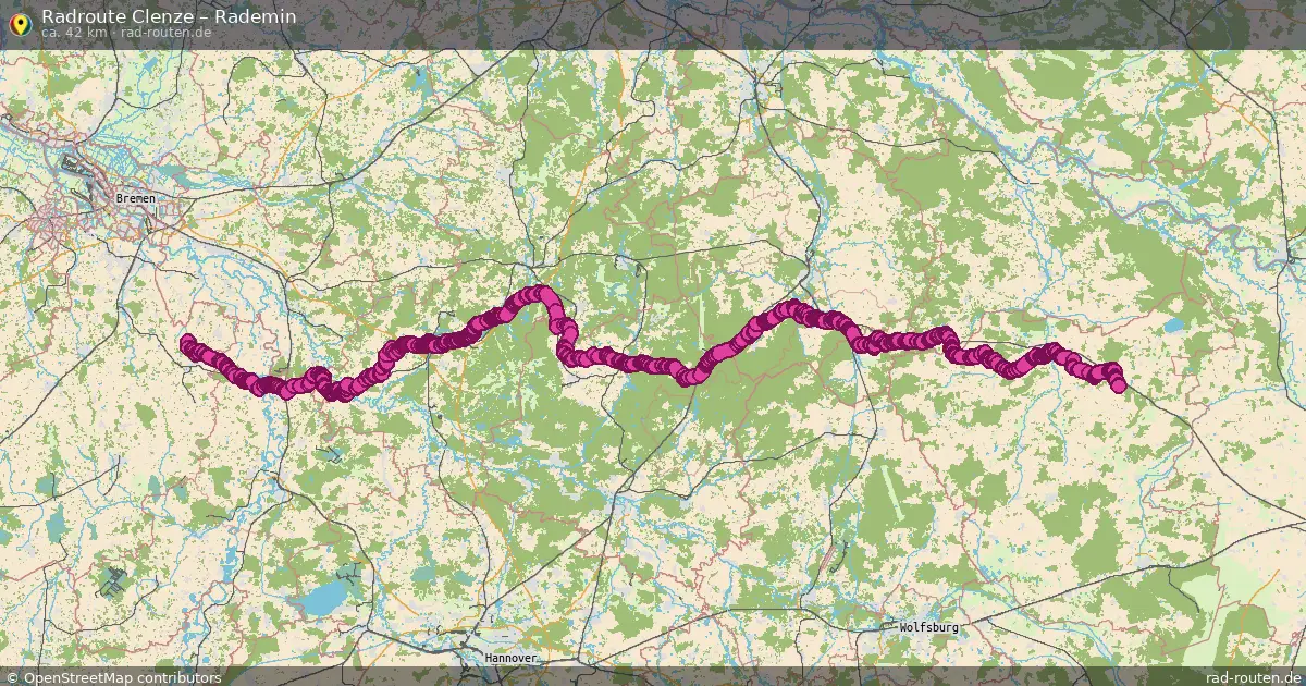 Radtour Clenze – Rademin