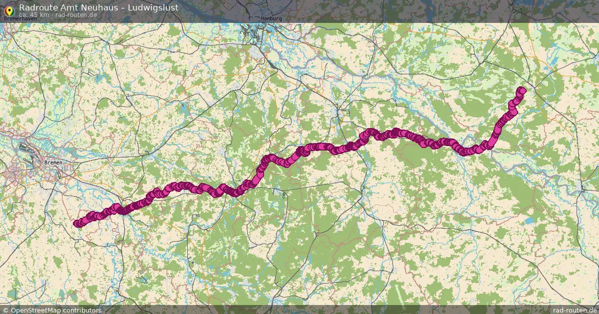 Radtour Luckau (Wendland) – Ludwigslust