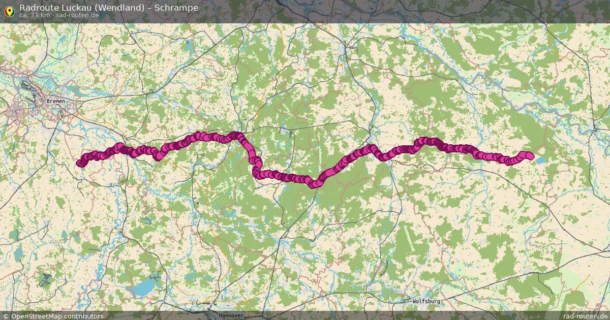 Radtour Luckau (Wendland) – Schrampe