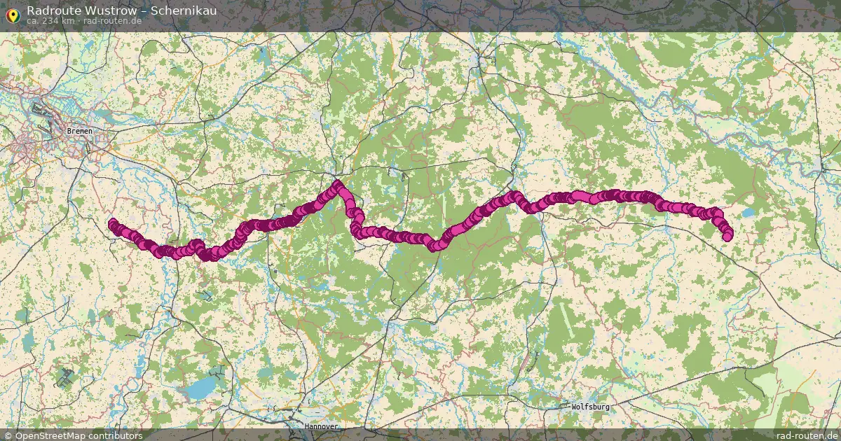Radtour Trebel – Schernikau