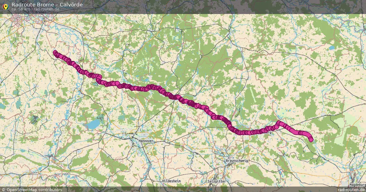 Radtour Trebel – Calvörde